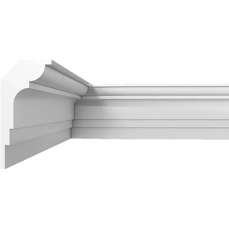 Профильные карнизы 135x65 мм, гладкий