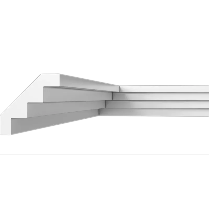 Профильные карнизы 57x58 мм, гладкий