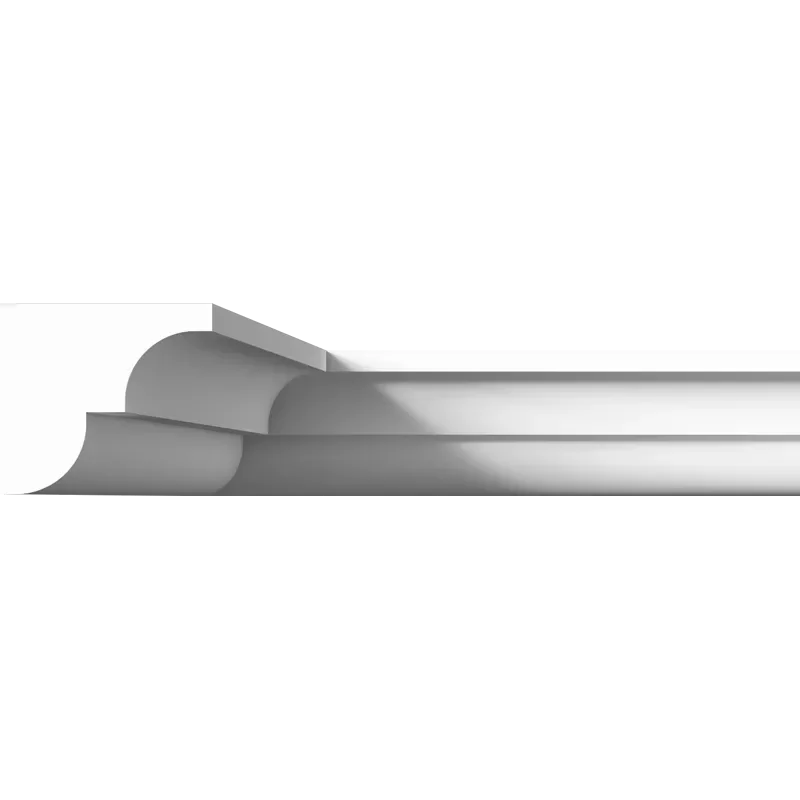 Профильные карнизы 72x80 мм, гладкий