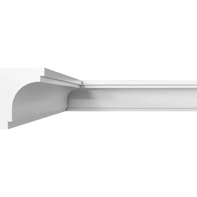 Профильные карнизы 87x65 мм, гладкий