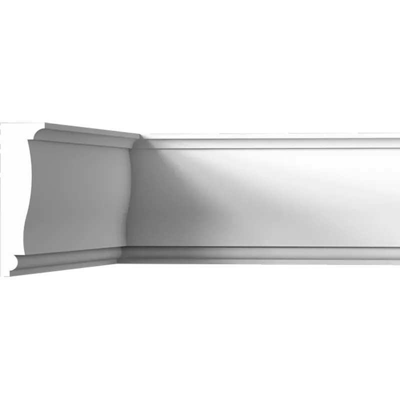 Профильные карнизы 134x40 мм, гладкий