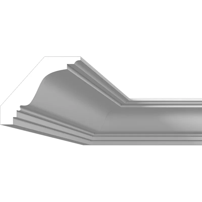 Профильные карнизы 100x118 мм, гладкий