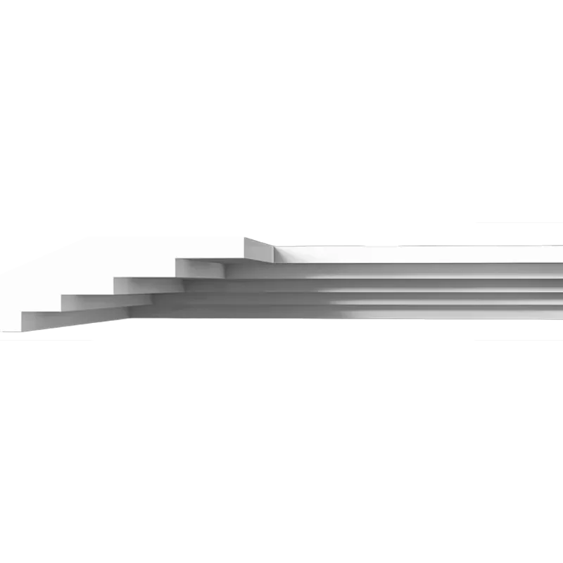 Профильные карнизы 65x158 мм, гладкий
