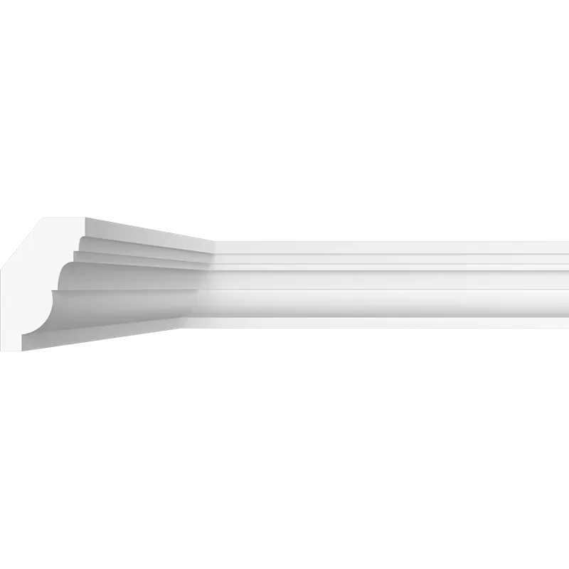 Профильные карнизы 127x80 мм, гладкий