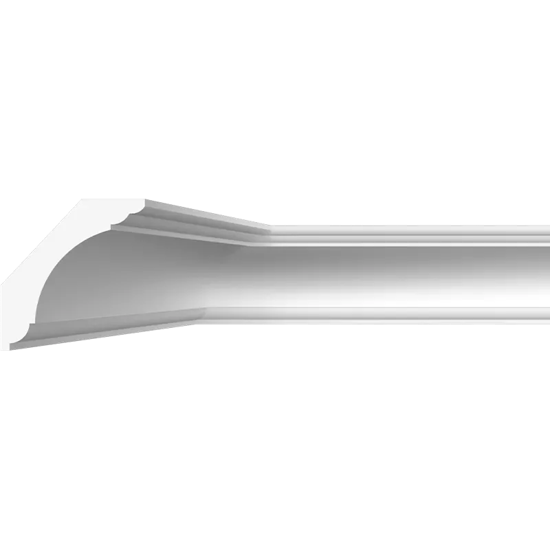 Профильные карнизы 84x80 мм, гладкий
