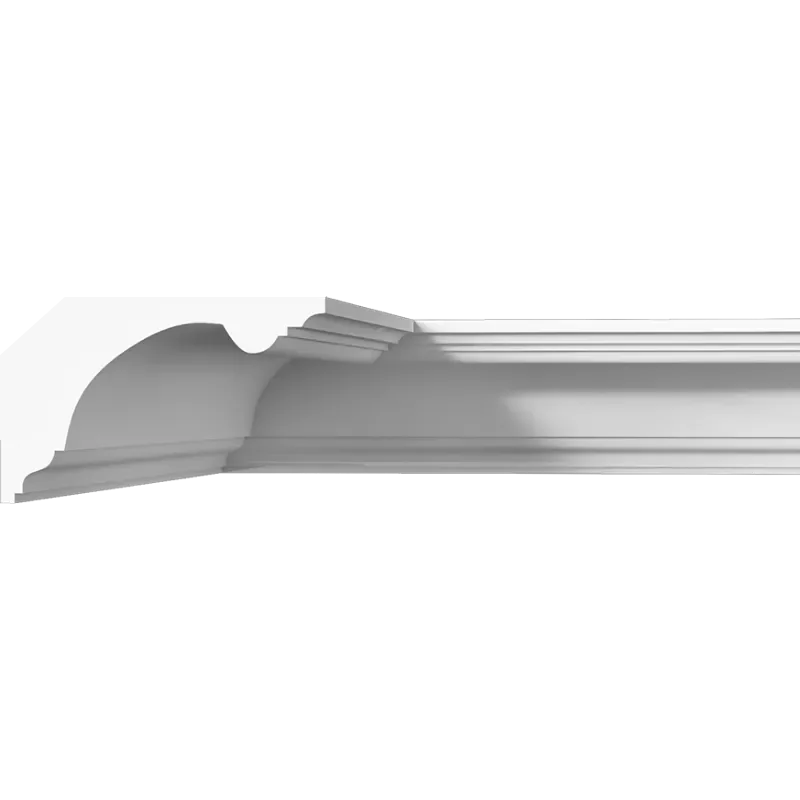Профильные карнизы 75x115 мм, гладкий