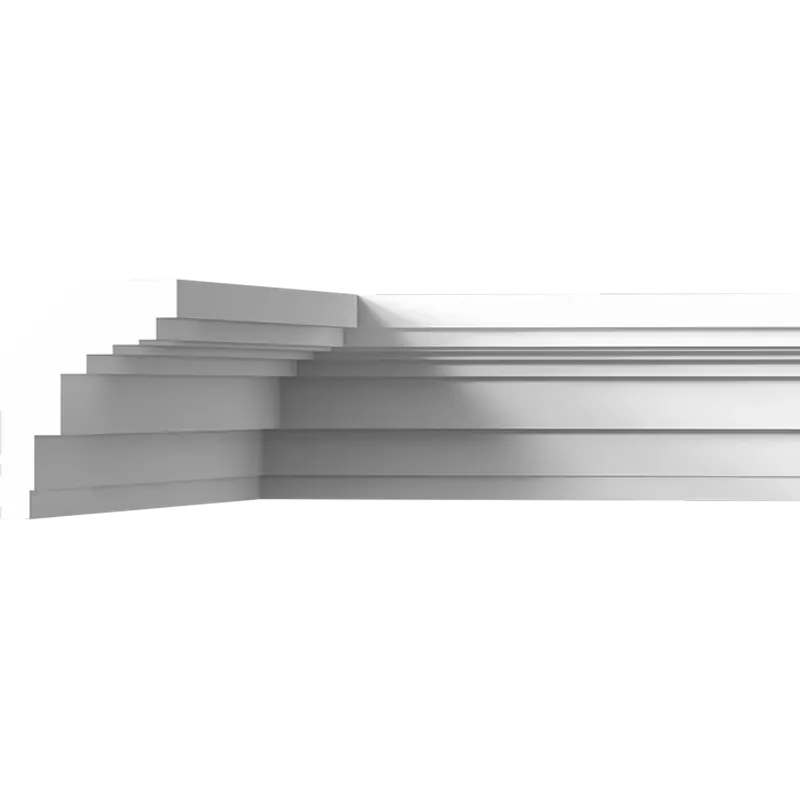 Профильные карнизы 87x66 мм, гладкий