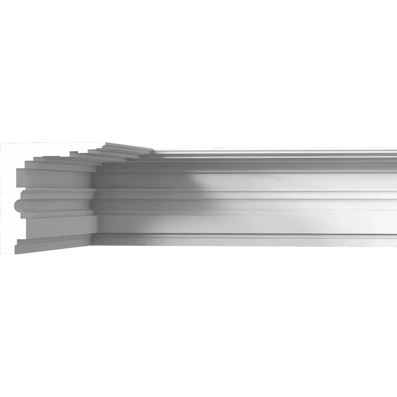 Профильные карнизы 121x117 мм, гладкий