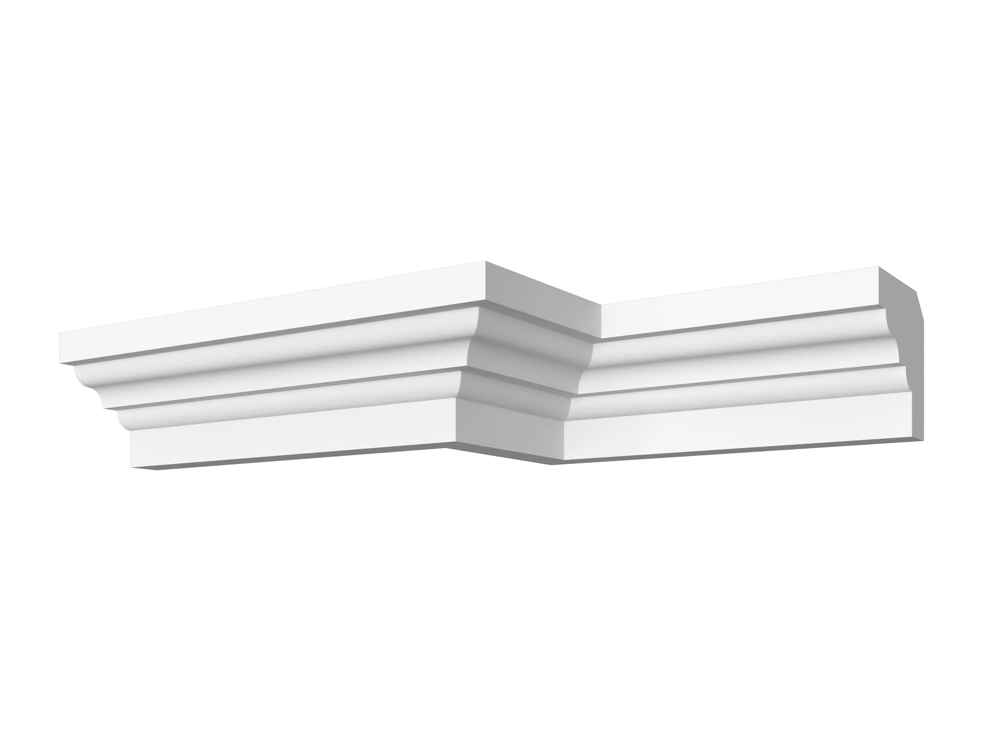 Профильные карнизы 48x49 мм, гладкий