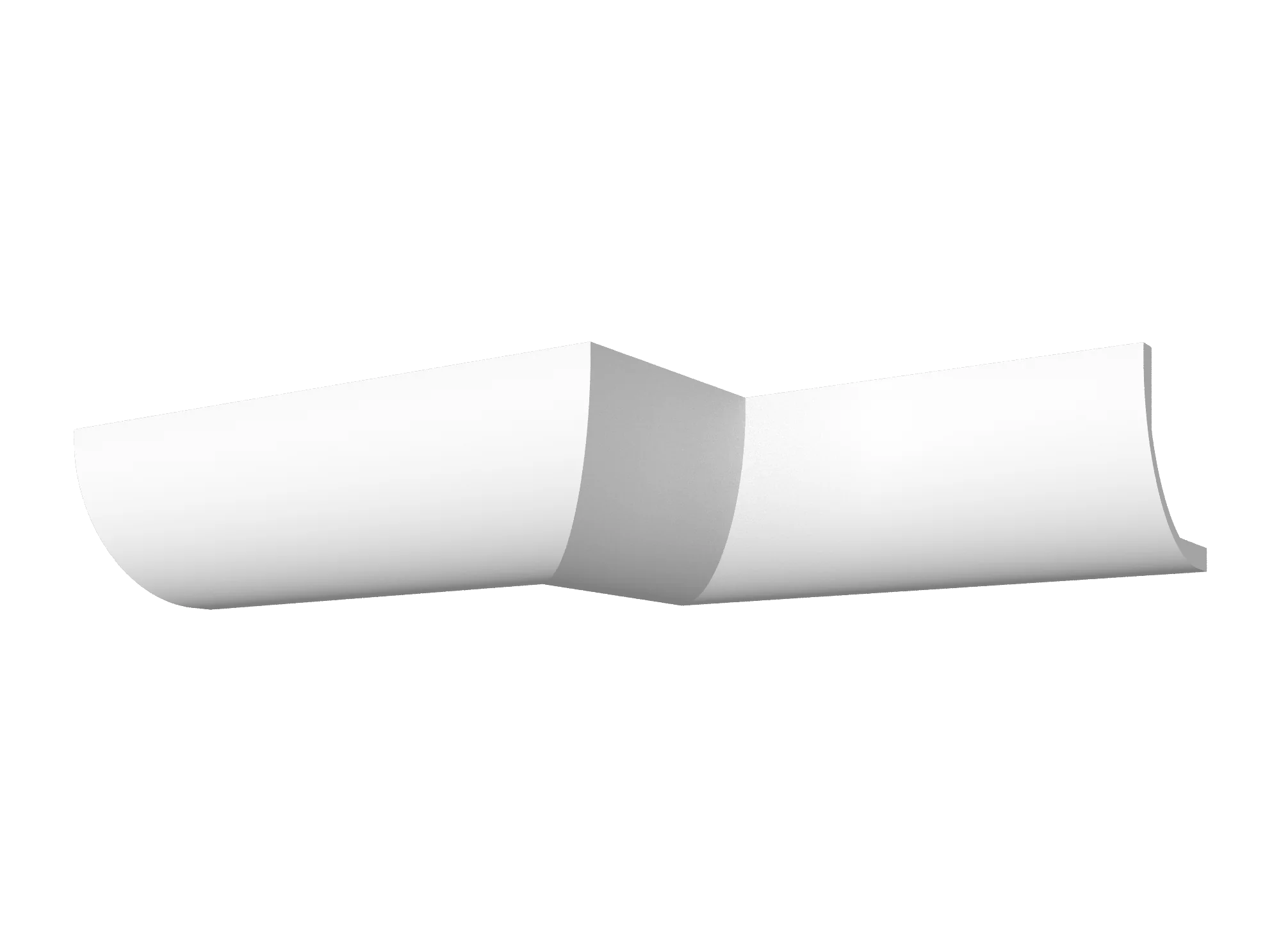 Профильные карнизы 320x350 мм, гладкий