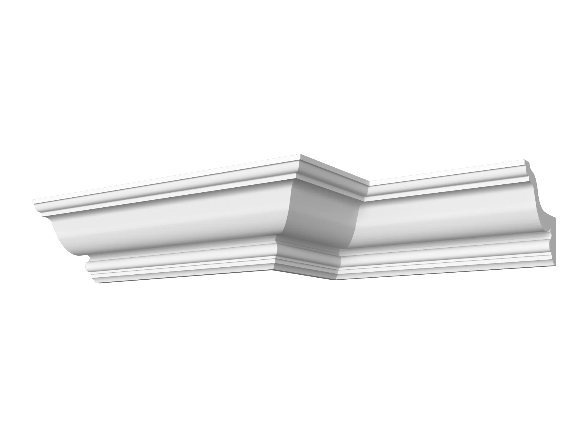 Гладкотянутый карниз Кс-11, 85Нх100мм