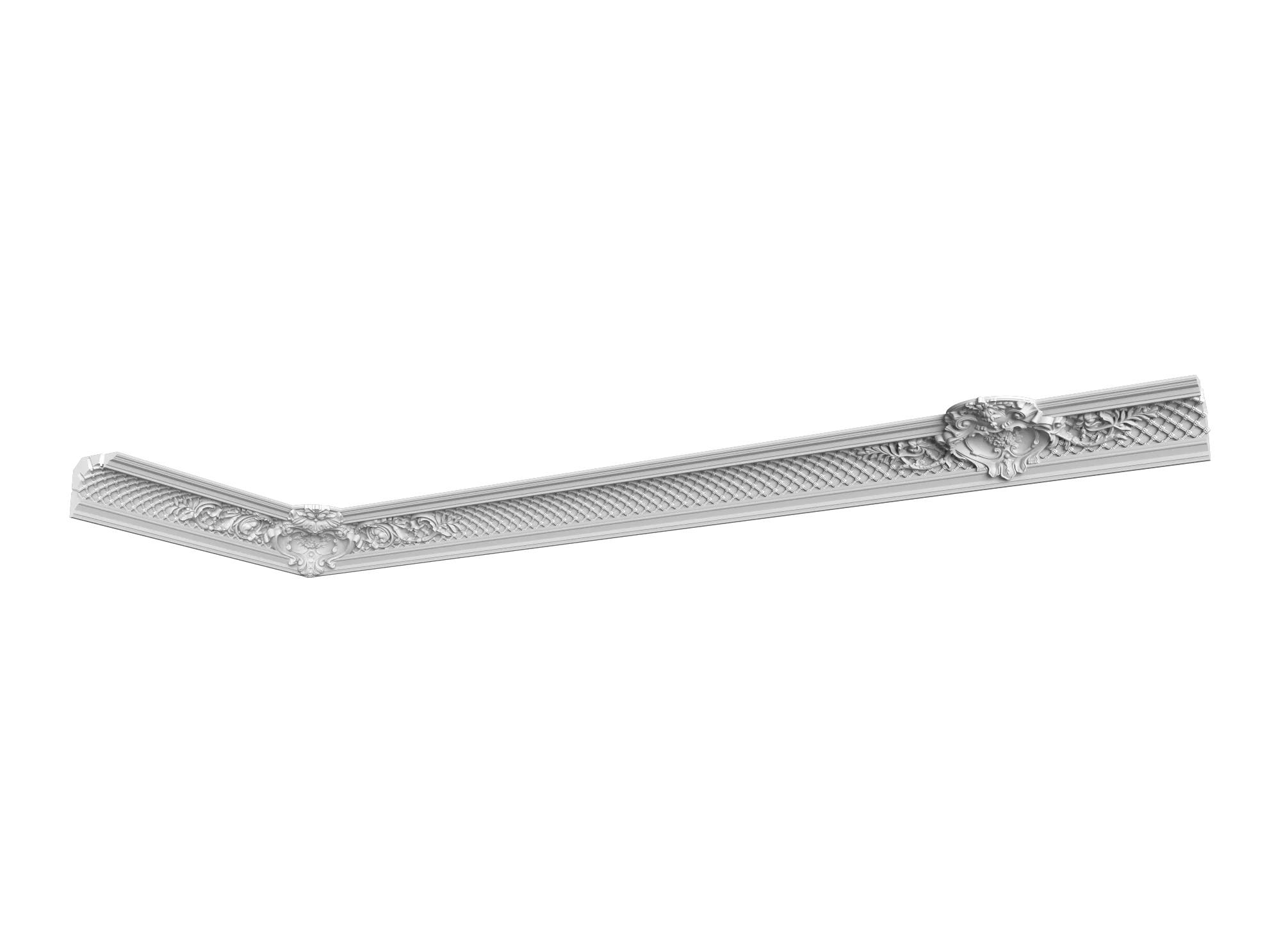 Карниз с рисунком Дк-447, 154Нх150мм
