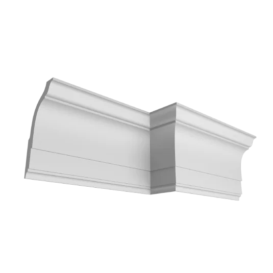 Профильные карнизы 225x100 мм, гладкий