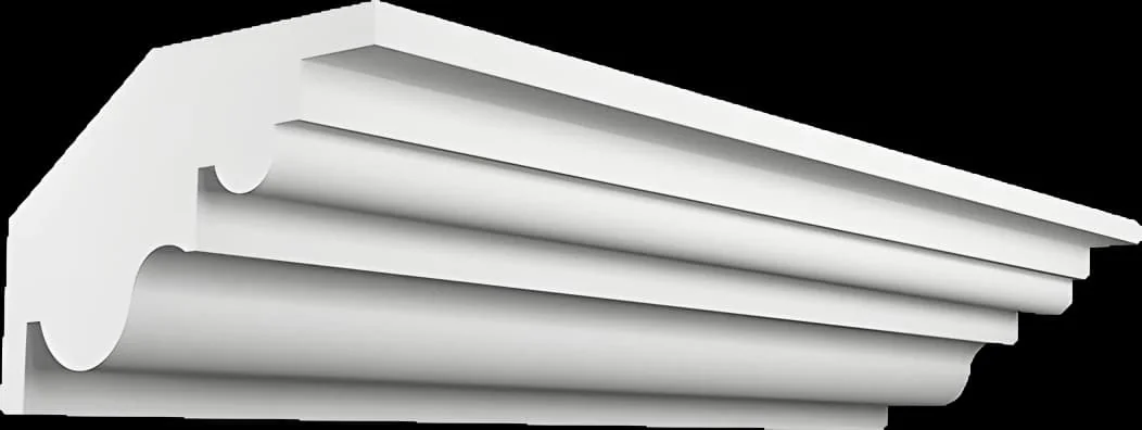 KT020. Карниз из гипса (потолочный плинтус) (h60x90мм)