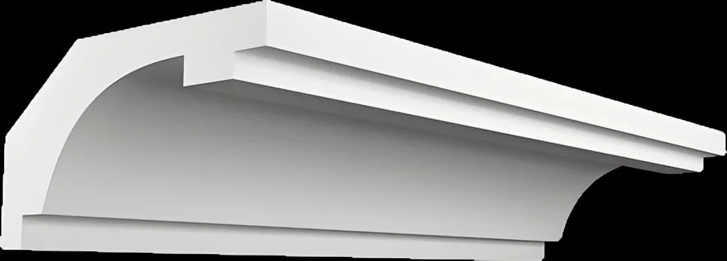 KT023. Карниз из гипса (потолочный плинтус) (h50x90мм)