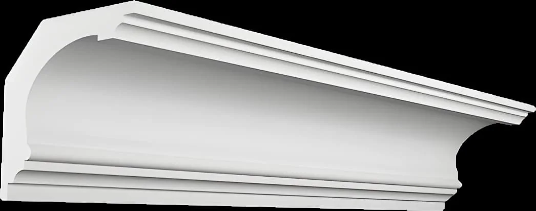 KT033. Карниз из гипса (потолочный плинтус) (h95x100мм)