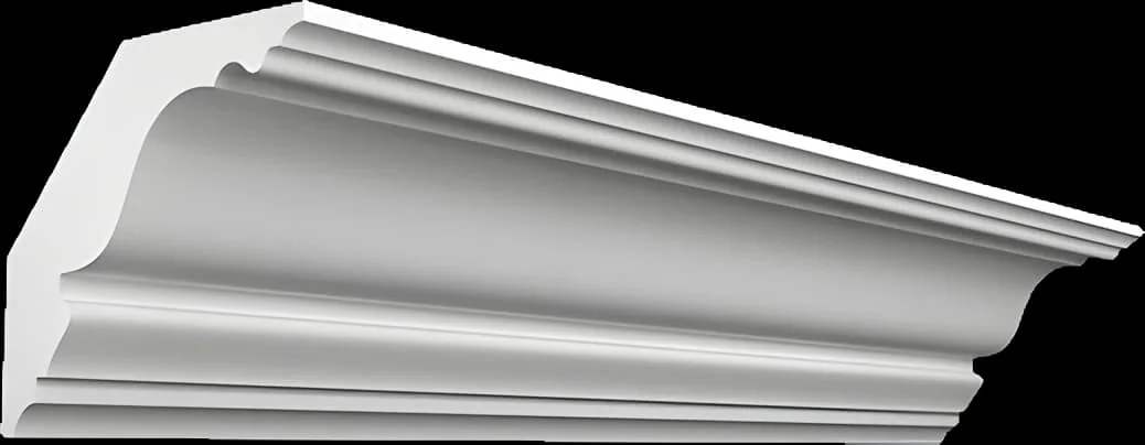 КT103. Карниз из гипса (потолочный плинтус) (h79x88мм)