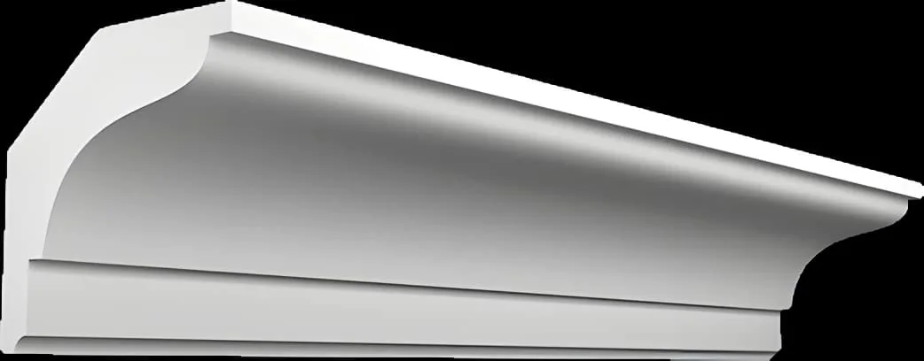 КT109. Карниз из гипса (потолочный плинтус) (77h80xмм)