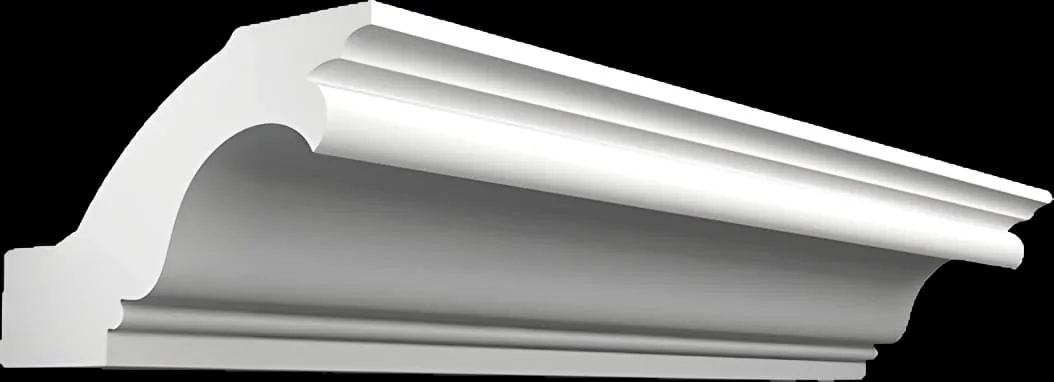 КT127. Карниз гипсовый (потолочный плинтус) (h70x117мм)