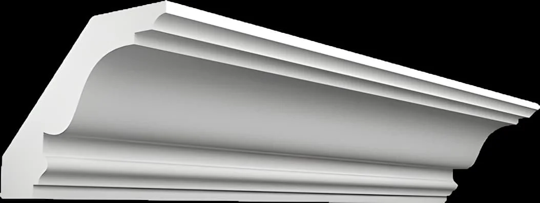 КT130. Карниз гипсовый (потолочный плинтус) (h88x120мм)