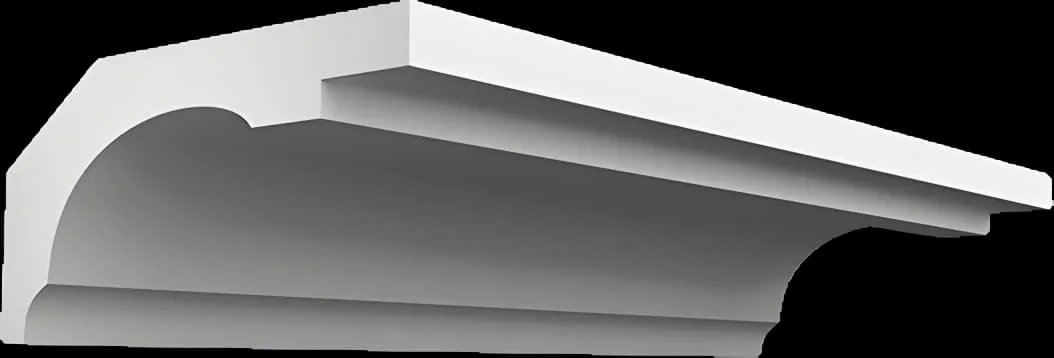 КT131. Карниз из гипса (потолочный плинтус) (h40x80мм)