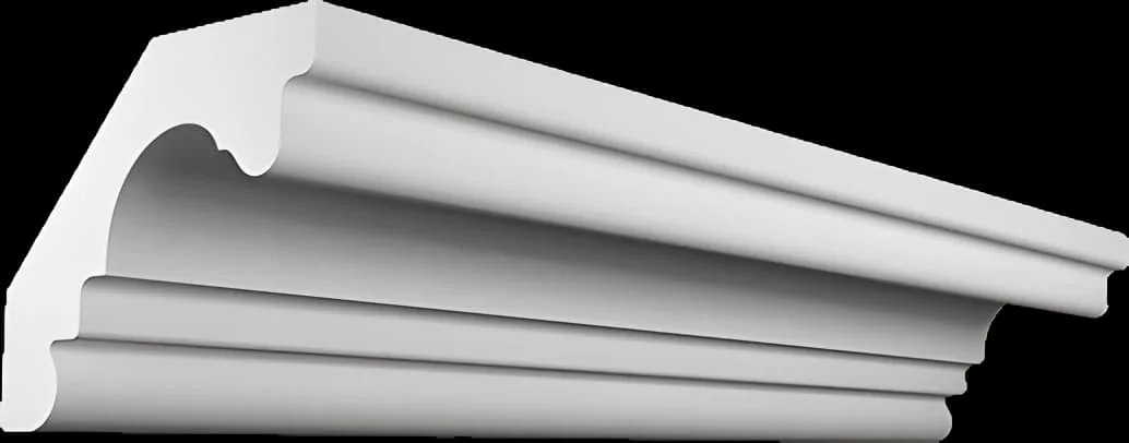 КT151. Карниз из гипса (потолочный плинтус) (h42x50мм)