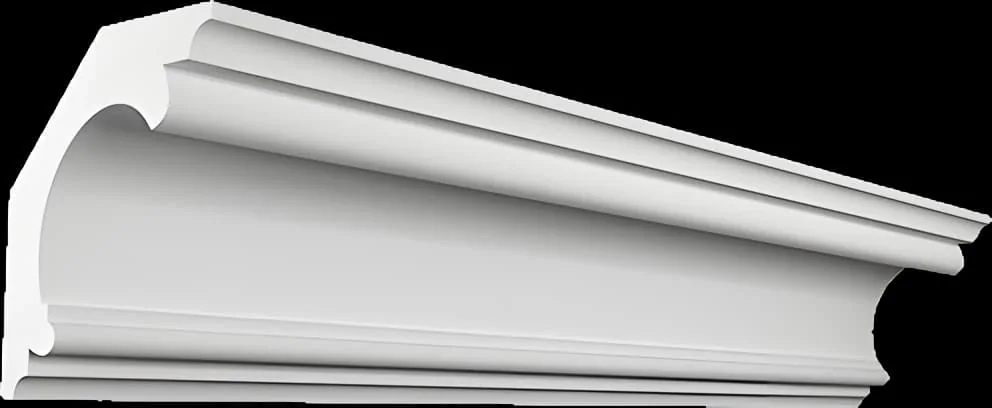 КT152. Карниз из гипса (потолочный плинтус) (h60x50мм)