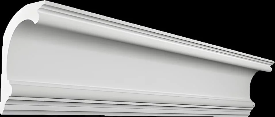 КT169. Карниз. Лепнина из гипса (h152x90мм)