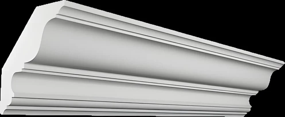 КT179. Карниз из гипса (потолочный плинтус) (h90x80мм)