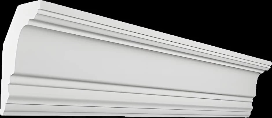 КT183. Карниз из гипса (потолочный плинтус) (h68x35мм)