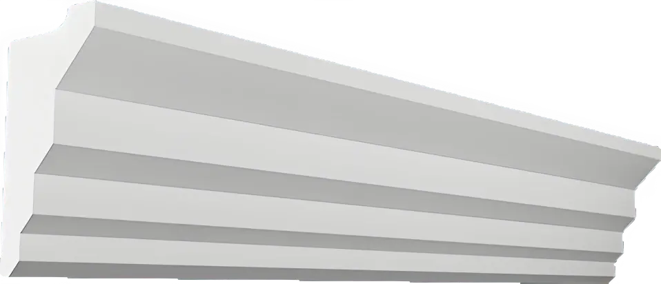 KT353-S. Гипсовый карниз для скрытой подсветки (h100x50мм)