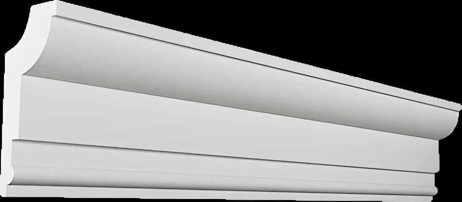 КT378. Карниз гипсовый (потолочный плинтус) (h120x50мм)