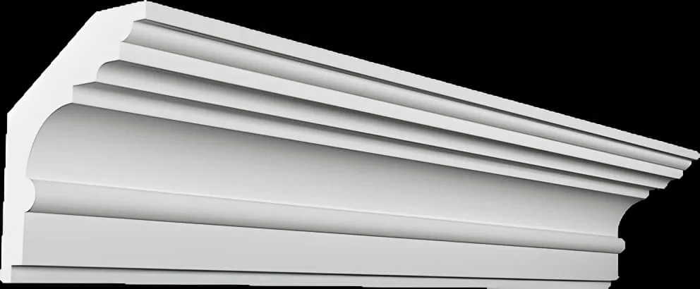 KT420. КT420. Карниз. Лепнина из гипса (h150x120мм)